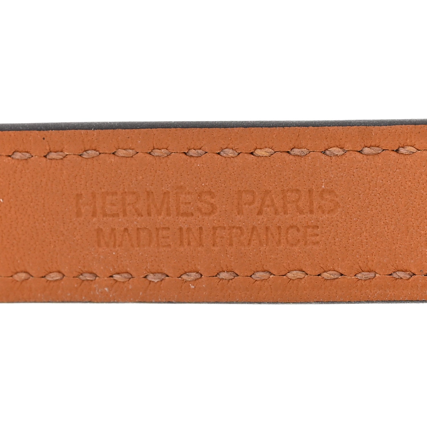Hermes Epsom Rivale Double Tour Bracelet XS Bleu Paon 4 of 5