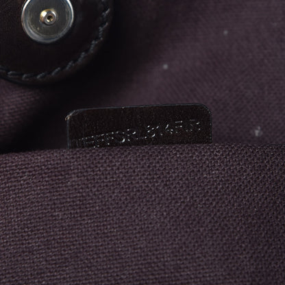 Burberry Suede Haymarket Check Colorblock Small Canterbury Tote Plum 8 of 13