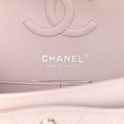 Chanel Lambskin Quilted Small Double Flap Light Purple 6 of 10