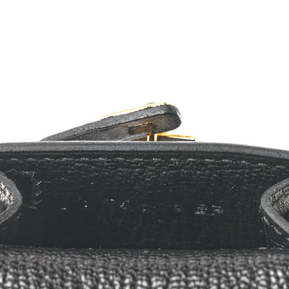 Hermes Tadelakt Mini Kelly Twilly Bag Charm Black 5 of 7