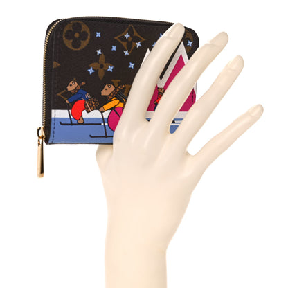 Louis Vuitton Monogram 2018 Christmas Animation Zippy Coin Purse 2 of 12
