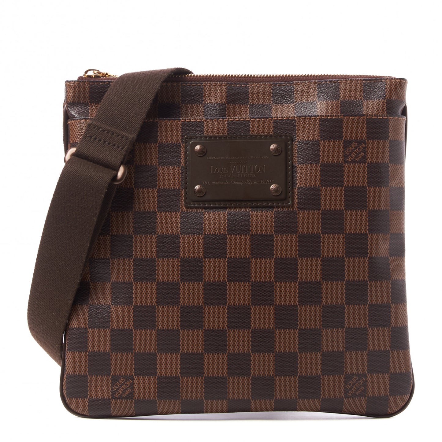 Damier Ebene Brooklyn Flat Pochette