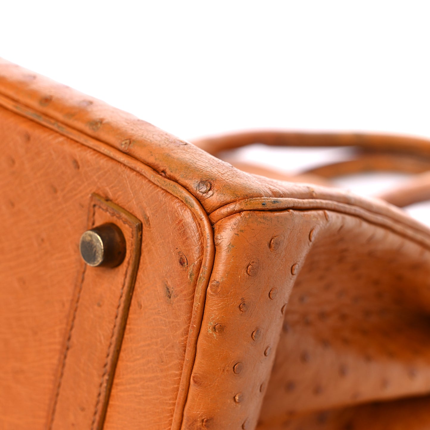 Ostrich HAC Birkin 32 Gold