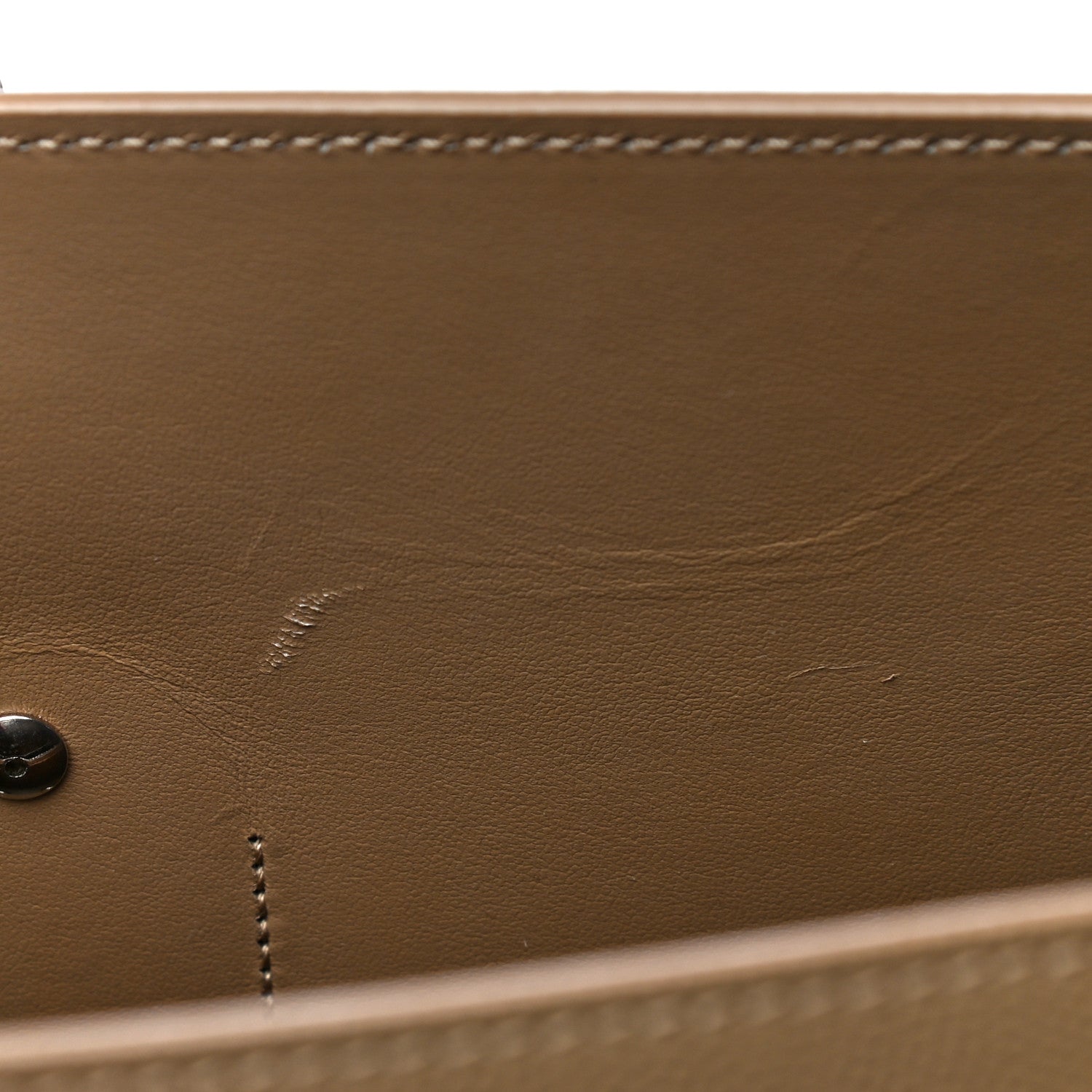 Saint Laurent Grained Calfskin Small Sac De Jour Taupe 13 of 14