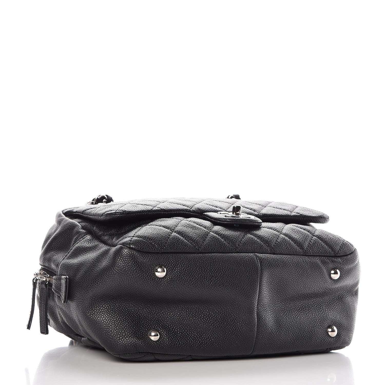 Chanel Caviar Quilted Travel Flap Tote Black 4 of 7