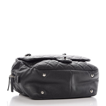 Chanel Caviar Quilted Travel Flap Tote Black 4 of 7
