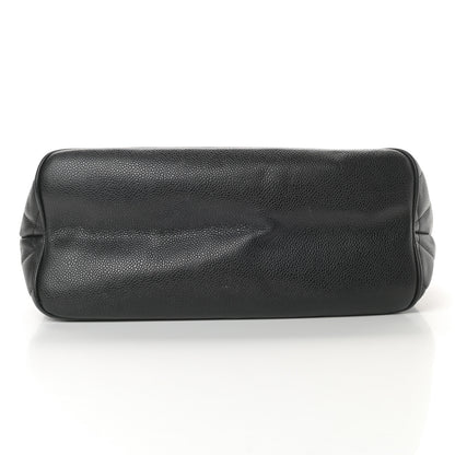 Chanel Caviar Quilted Medallion Tote Black 12 of 17