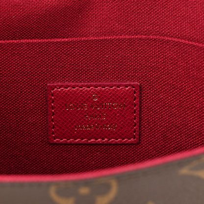 Louis Vuitton Monogram Pochette Felicie Chain Wallet Fuchsia 7 of 11
