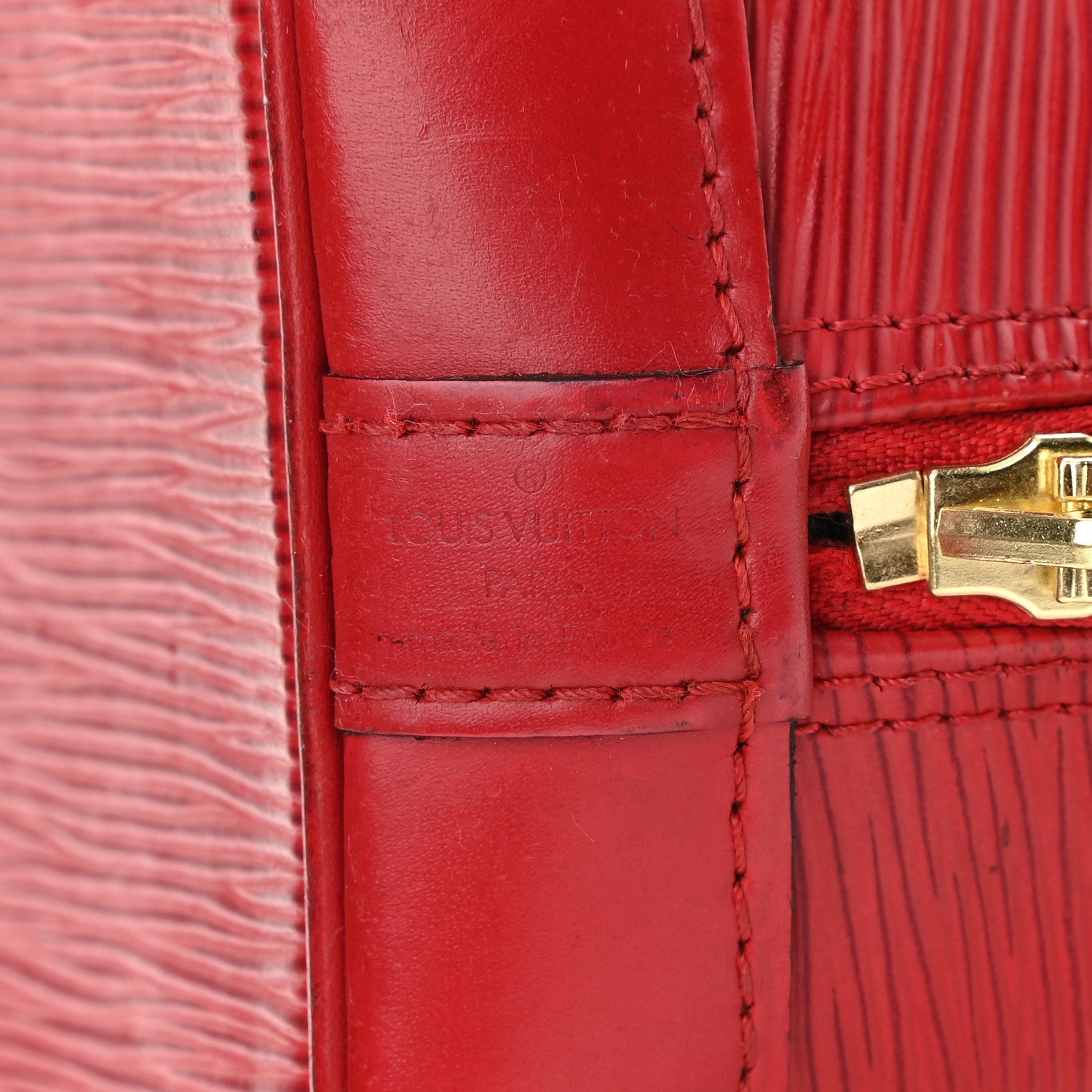 Louis Vuitton Epi Alma PM Castillan Red 5 of 14