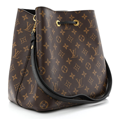 Louis Vuitton Monogram Neonoe MM Black 3 of 18
