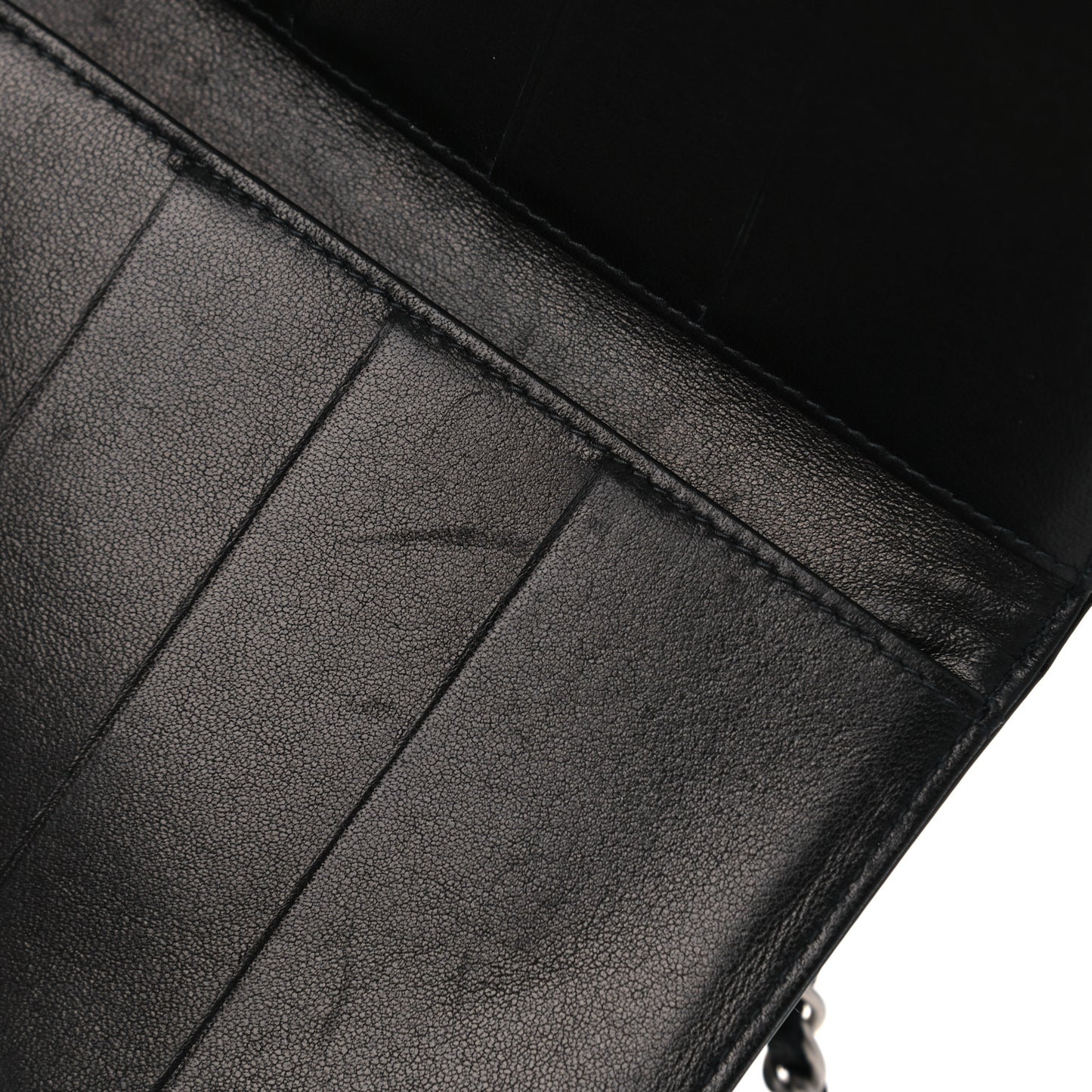 Patent Wallet With Chain Black