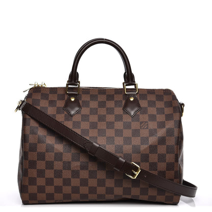 Louis Vuitton Damier Ebene Speedy Bandouliere 30 1 of 8