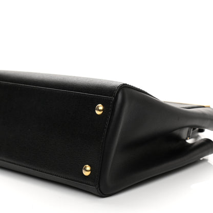 Fendi Vitello Elite Petite 2Jours Tote Black 10 of 13
