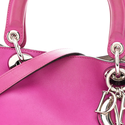 Christian Dior Smooth Calfskin Medium Diorissimo Tote Fuchsia 11 of 15