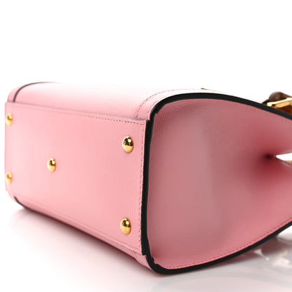 Gucci Wonka Grain Calfskin Mini Diana Tote Bag Wild Rose Fuxia Fluo 9 of 10