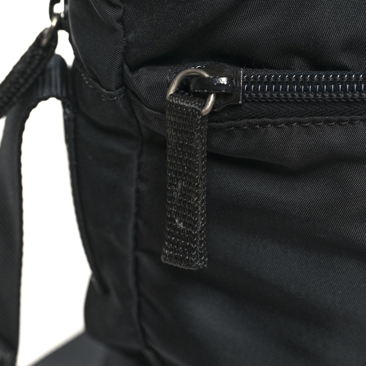 Prada Nylon Flat Messenger Bag Black 10 of 10