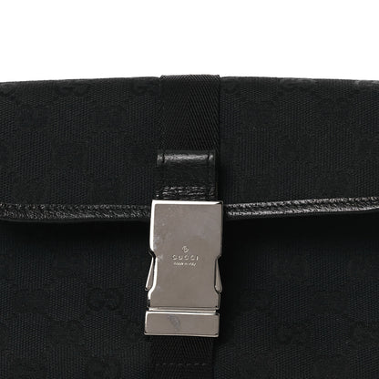 Gucci GG Monogram Web Buckle Belt Bag Black 8 of 11