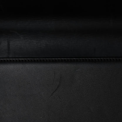 Chanel Calfskin Caviar Suede Chevron New Medium Boy Flap Black 16 of 17