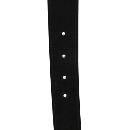 Hermes Box 135 Togo Reversible 32mm Rider Belt 95 Black Etain 4 of 6