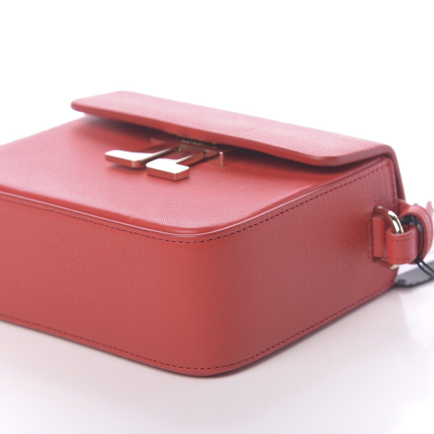 Goatskin JL Carnet Crossbody Red