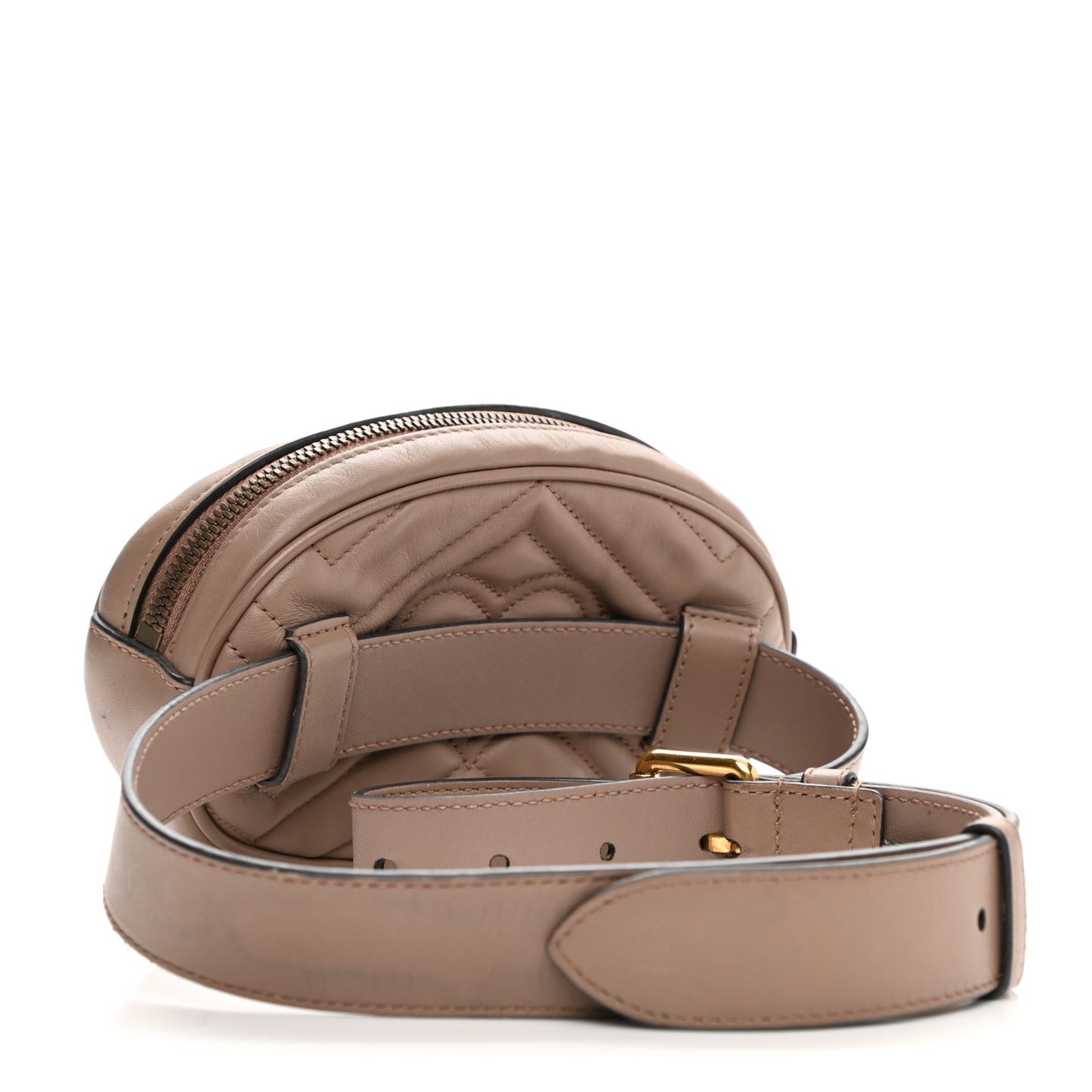 Calfskin Matelasse GG Marmont Belt Bag 85 34 Porcelain Rose