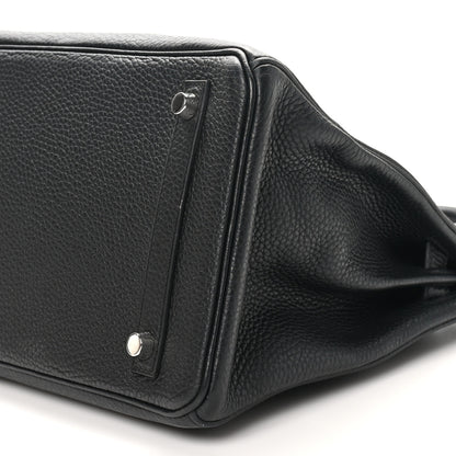 Hermes Taurillon Clemence Birkin 30 Black 10 of 10