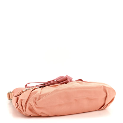 Christian Dior Satin Ribbon Ballet Corset Bag Orange Pink 4 of 14