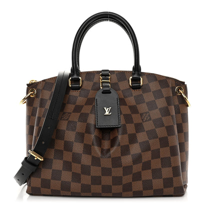 Louis Vuitton Damier Ebene Odeon Tote PM Black 1 of 10
