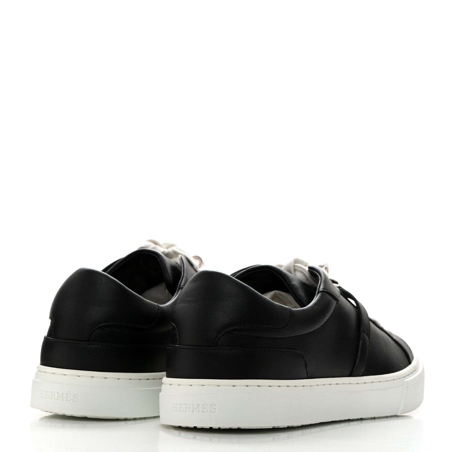 Hermes Calfskin Day Sneakers 37 Black 4 of 8