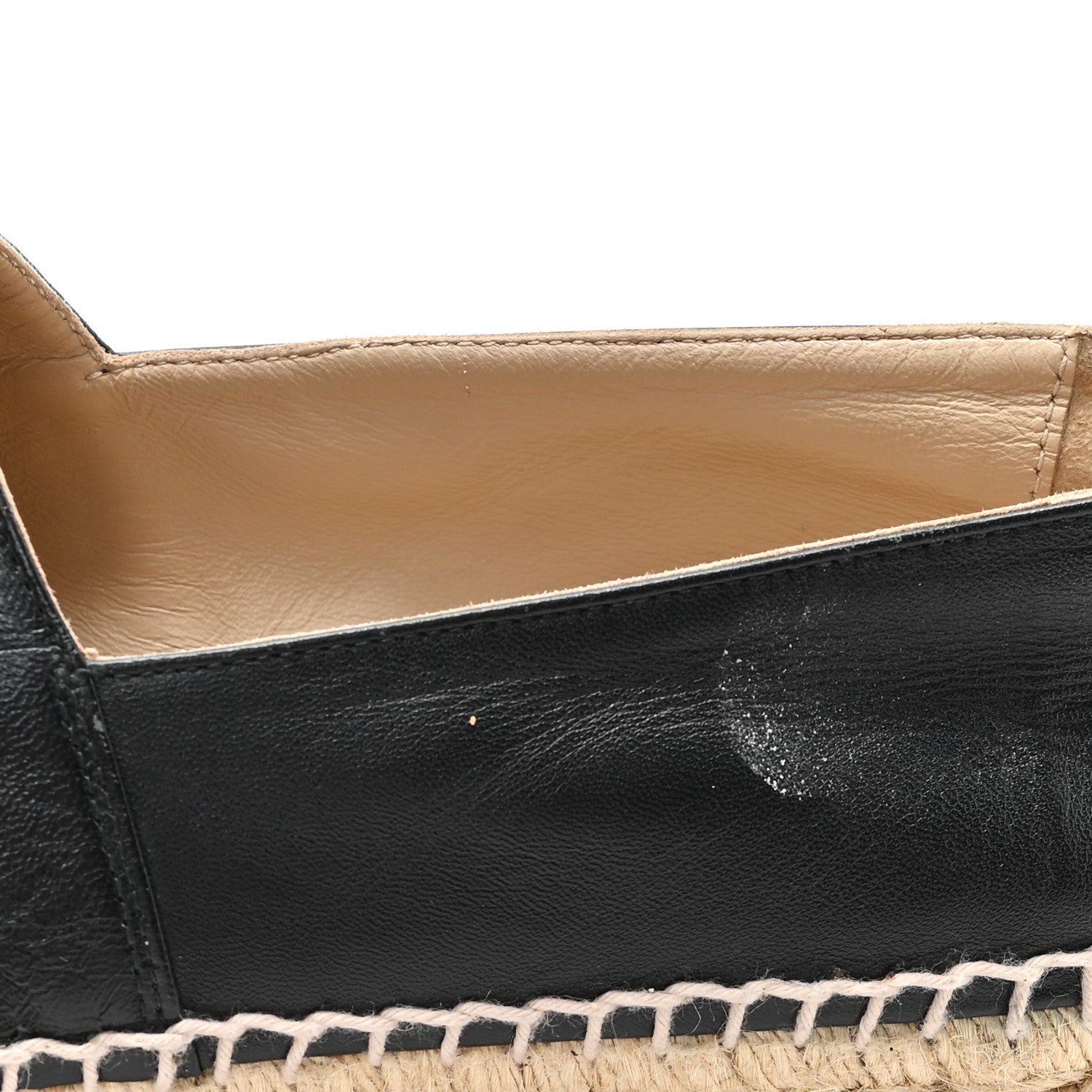 Chanel Lambskin CC Espadrilles 40 Black 10 of 10