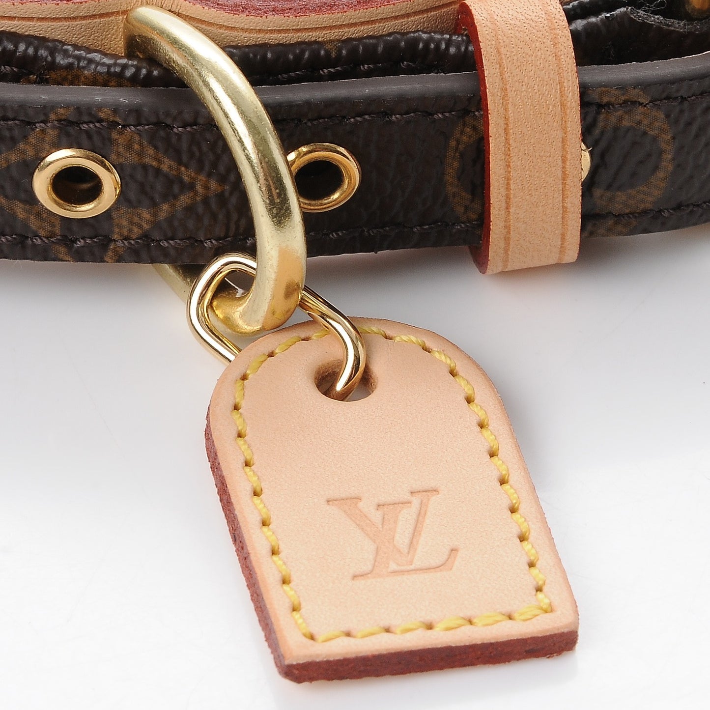 Monogram Baxter Dog Collar MM