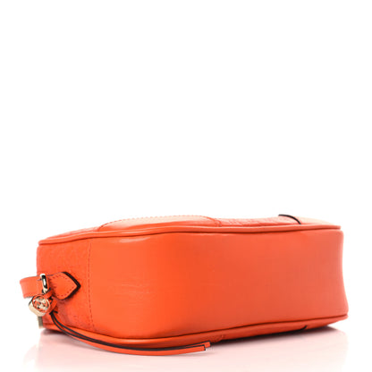 Gucci Soft Microguccissima Mini Bree Messenger Bag Sun Orange 4 of 9