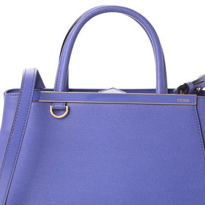 Fendi Vitello Elite Petite 2Jours Tote Viola Cassis 8 of 10