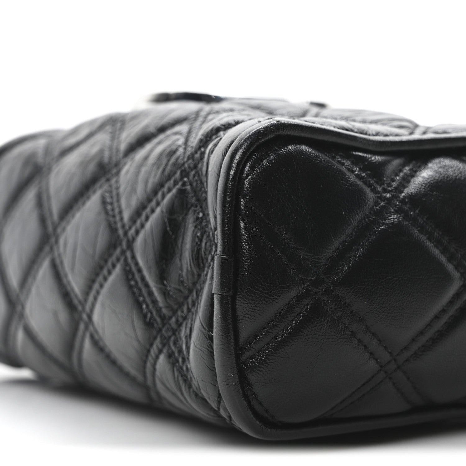 Marc Jacobs Natural Grain Calfskin Quilted The Softshot 21 Bag Black 10 of 10