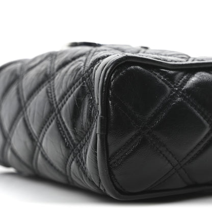 Marc Jacobs Natural Grain Calfskin Quilted The Softshot 21 Bag Black 10 of 10