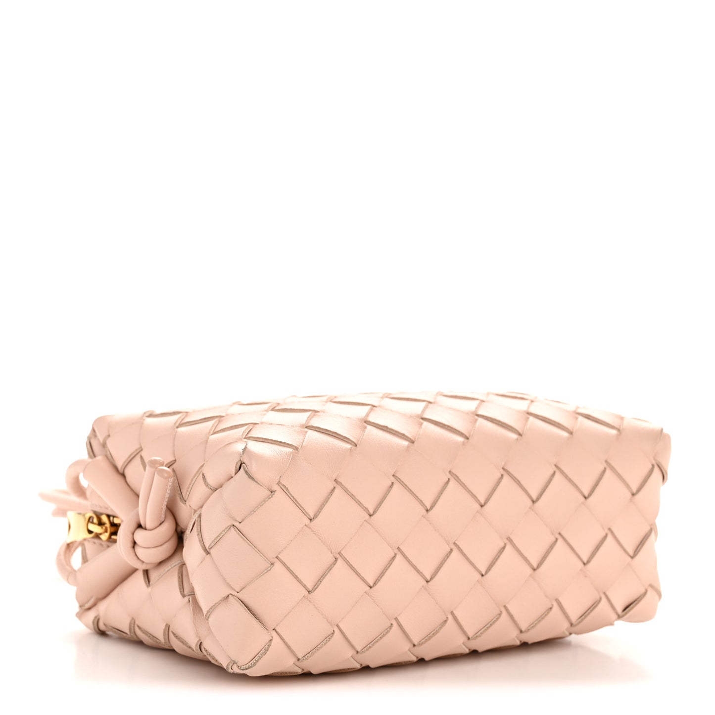 Nappa Intrecciato Mini Loop Camera Bag Lotus