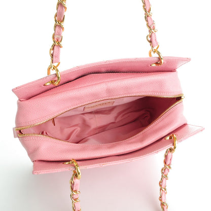Chanel Caviar Quilted Petit Timeless Shopping Tote PTT Pink 5 of 9