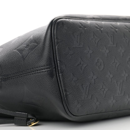 Louis Vuitton Empreinte Monogram Giant Neverfull MM Black 8 of 9