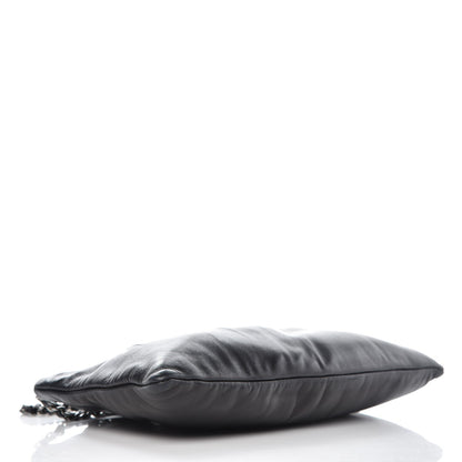 Chanel Lambskin Pleated Tassel Shoulder Bag Black 4 of 8