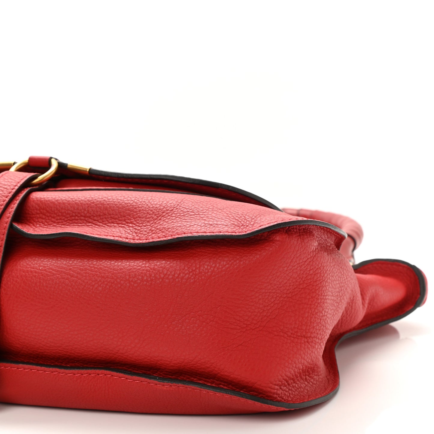 Calfskin Medium Marcie Satchel Red