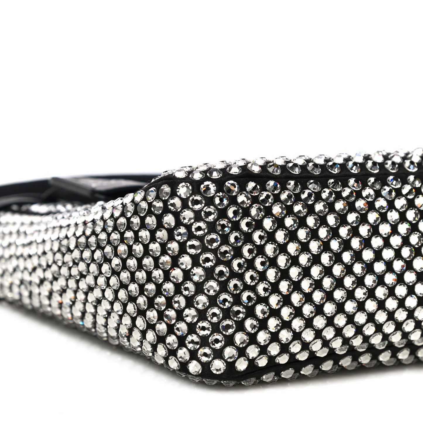 Satin Crystal Mini Re-Edition 2000 Bag Cristal