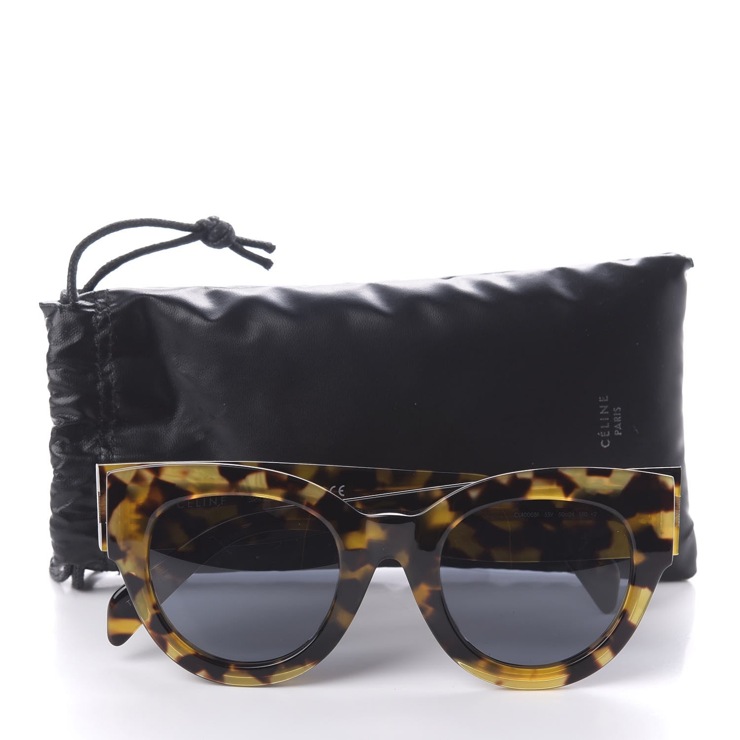 Celine Sunglasses CL 40008F Tortoise 7 of 7