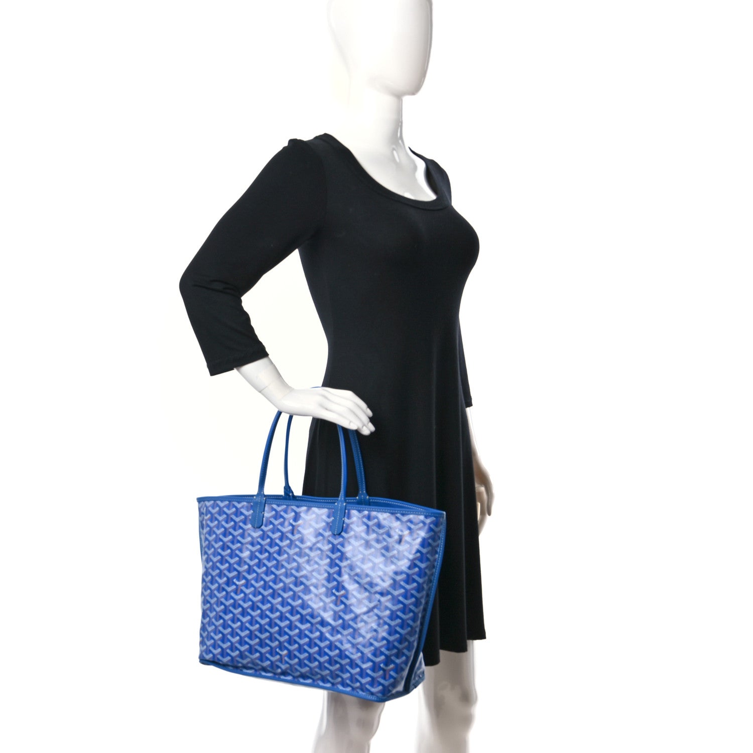 Goyard Goyardine Reversible Anjou PM Sky Blue 3 of 17
