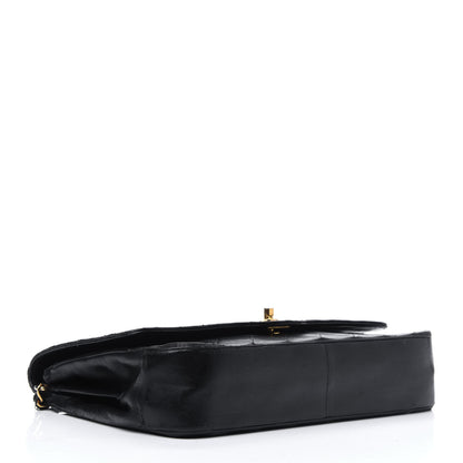 Chanel Lambskin Quilted Medium Single Flap Black 4 of 22
