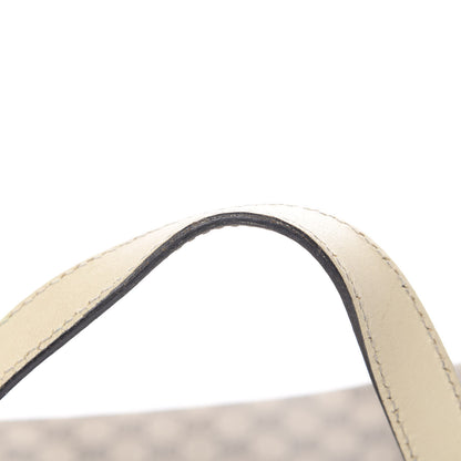 Gucci GG Supreme Monogram Large Zippered Shopping Tote Off White 14 of 15