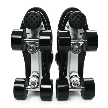 Chanel Calfskin Womens Roller Skates 38 Black 6 of 11
