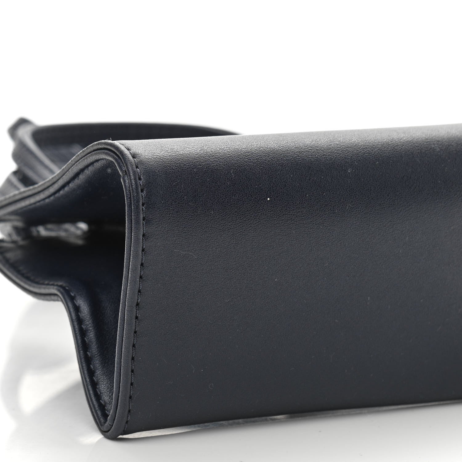 Telfar Vegan Leather Small Shopping Bag Navy 8 of 9