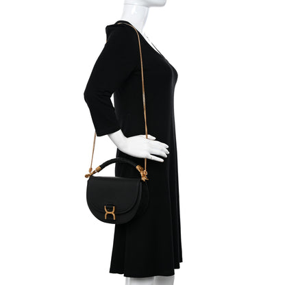 Chloe Calfskin Marcie Chain Flap Bag Black 2 of 10
