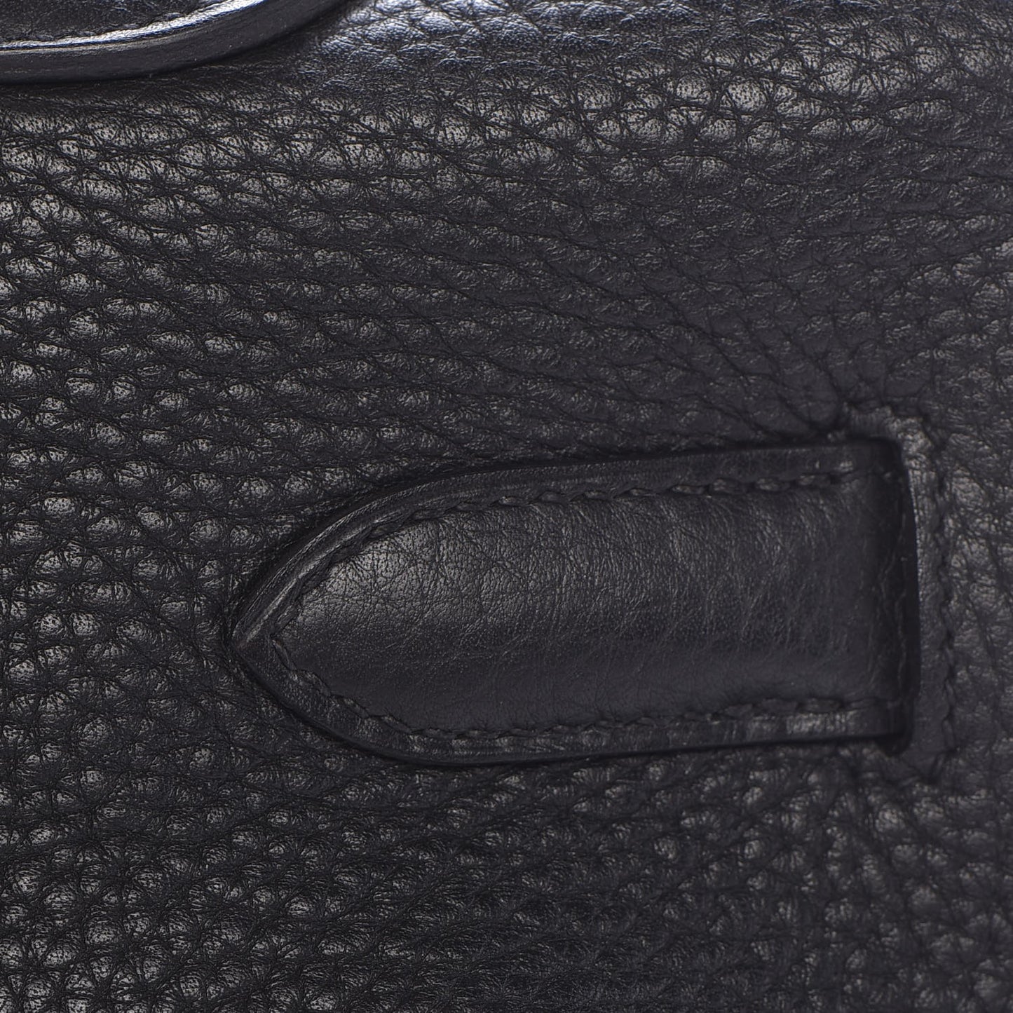 Taurillon Clemence Shoulder Kelly 40 Black