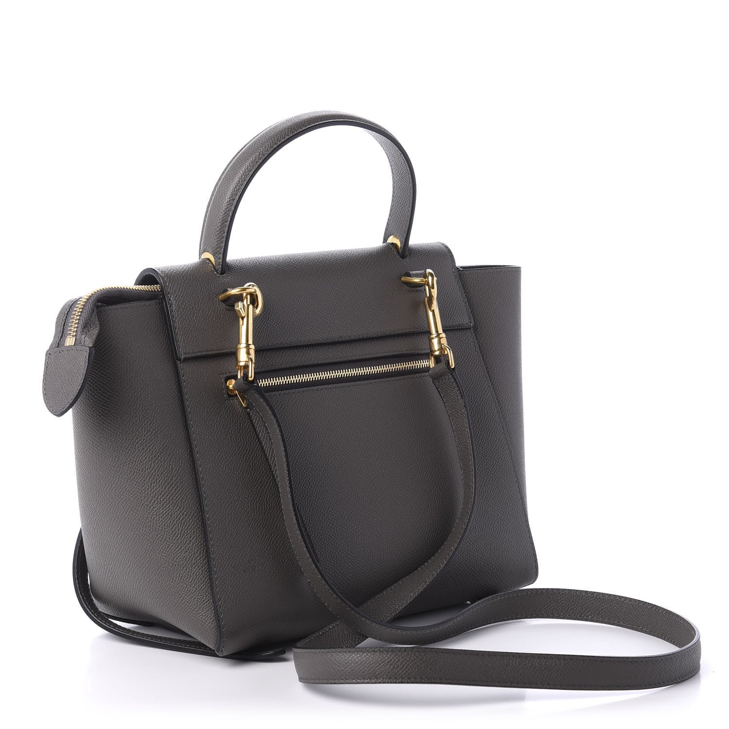 Celine Baby Grained Calfskin Micro Belt Bag Grey 3 of 9